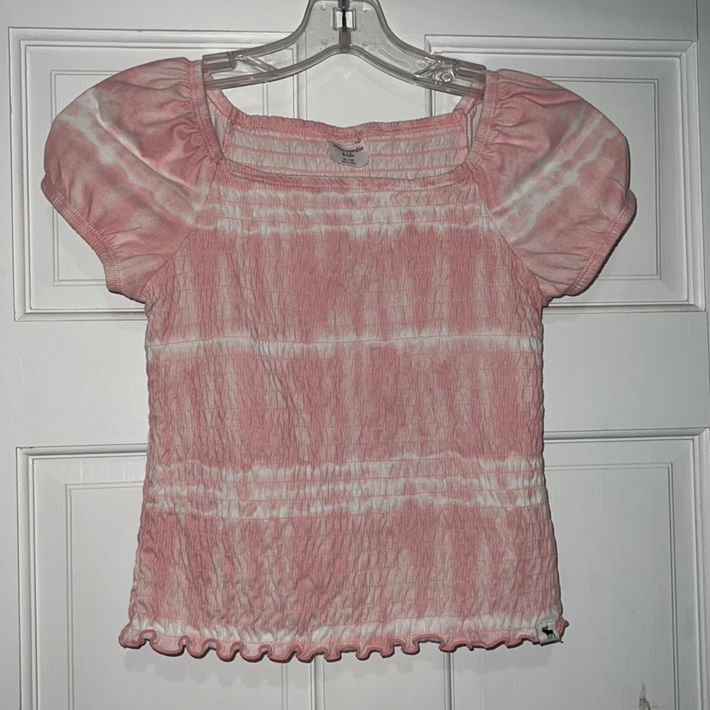 Abercrombie Kids Size 11/12 Pink Cotton Shirt